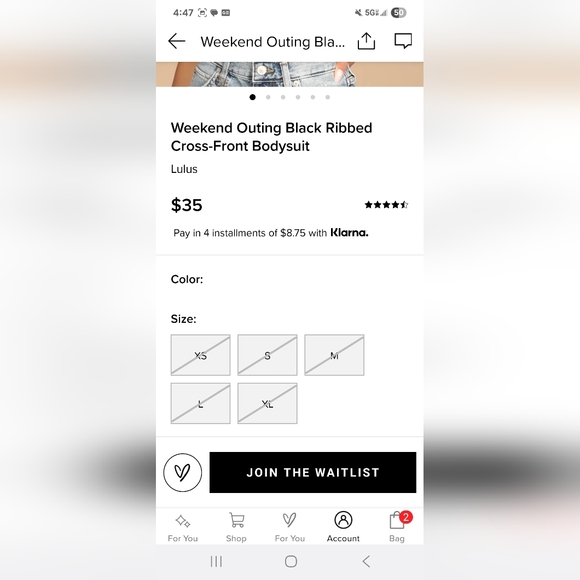 Lulus Front Cross Black Bodysuit - Picture 6 of 7
